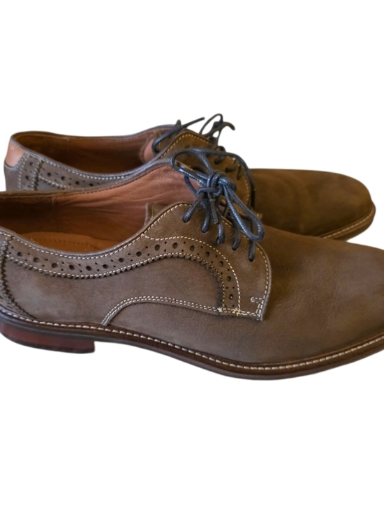 Johnston And Murphy Brown Sheepskin Lace Up Oxfords Men\'s Size 8.5M New Classic main image 4